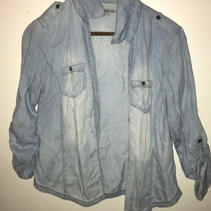 Fake denim jacket